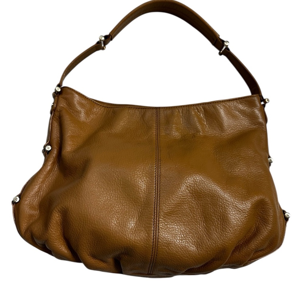 Liz Claiborne Tan 💯 Leather Hobo Bag